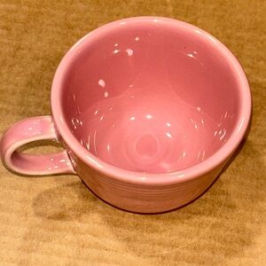 Fiesta Rose Pink Coffee Tea Cup Homer Laughlin
